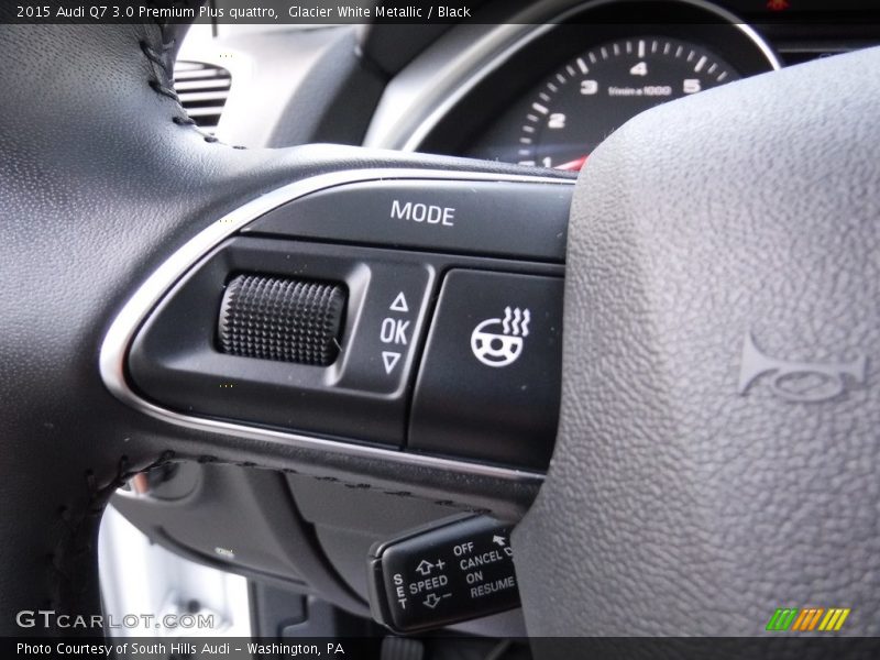 Glacier White Metallic / Black 2015 Audi Q7 3.0 Premium Plus quattro