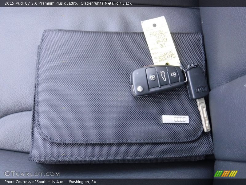 Glacier White Metallic / Black 2015 Audi Q7 3.0 Premium Plus quattro