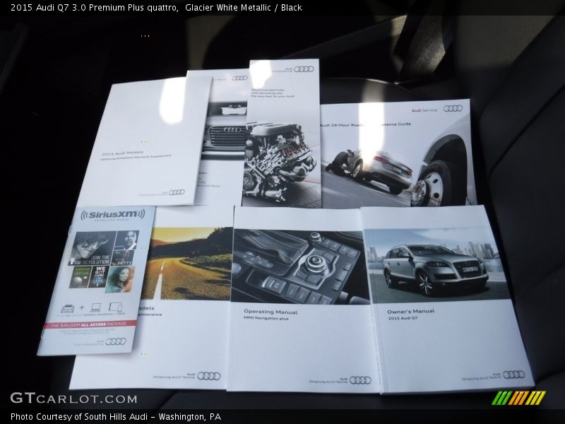 Glacier White Metallic / Black 2015 Audi Q7 3.0 Premium Plus quattro