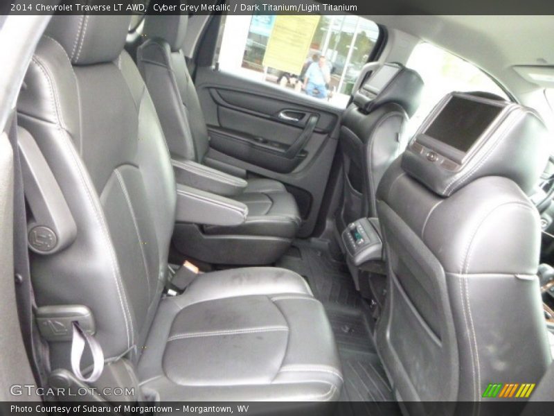 Cyber Grey Metallic / Dark Titanium/Light Titanium 2014 Chevrolet Traverse LT AWD