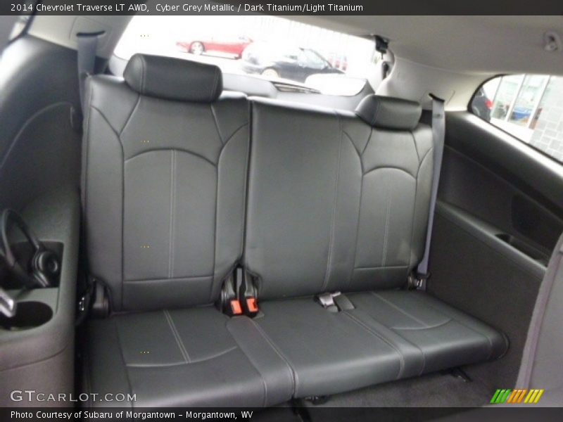 Cyber Grey Metallic / Dark Titanium/Light Titanium 2014 Chevrolet Traverse LT AWD
