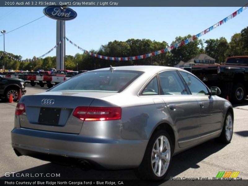 Quartz Gray Metallic / Light Gray 2010 Audi A6 3.2 FSI Sedan