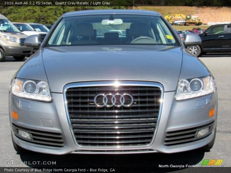 Quartz Gray Metallic / Light Gray 2010 Audi A6 3.2 FSI Sedan