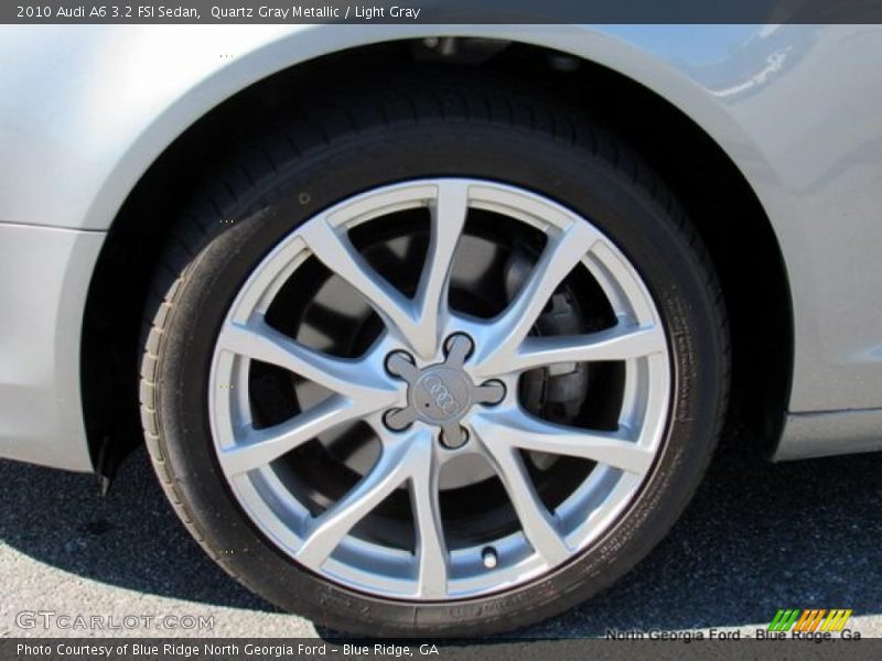 Quartz Gray Metallic / Light Gray 2010 Audi A6 3.2 FSI Sedan