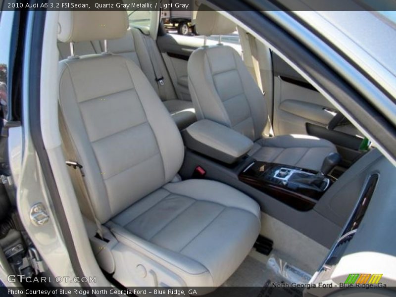 Quartz Gray Metallic / Light Gray 2010 Audi A6 3.2 FSI Sedan