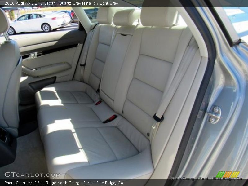 Quartz Gray Metallic / Light Gray 2010 Audi A6 3.2 FSI Sedan