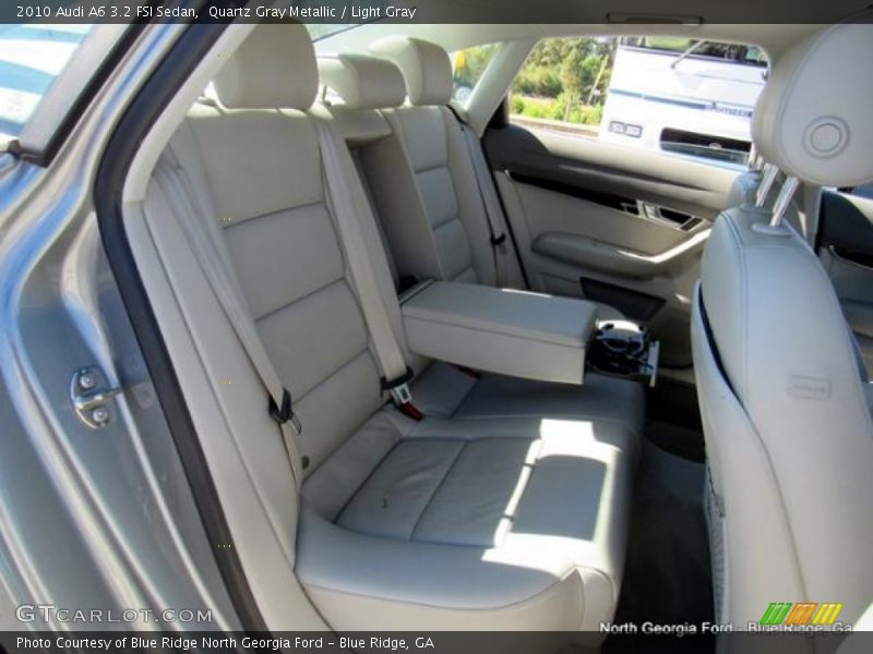 Quartz Gray Metallic / Light Gray 2010 Audi A6 3.2 FSI Sedan