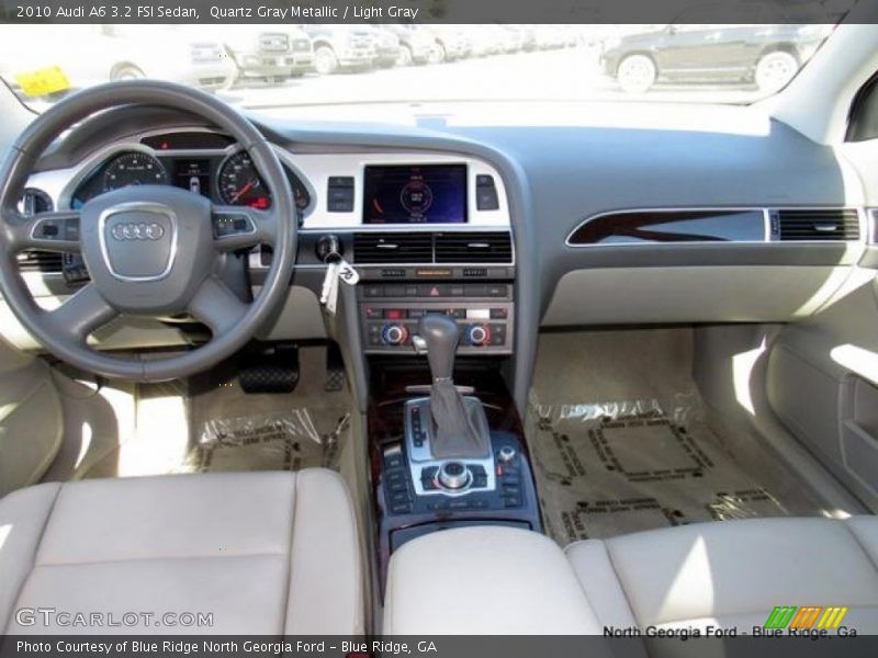 Quartz Gray Metallic / Light Gray 2010 Audi A6 3.2 FSI Sedan
