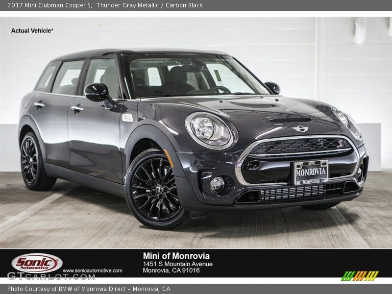 Thunder Gray Metallic / Carbon Black 2017 Mini Clubman Cooper S