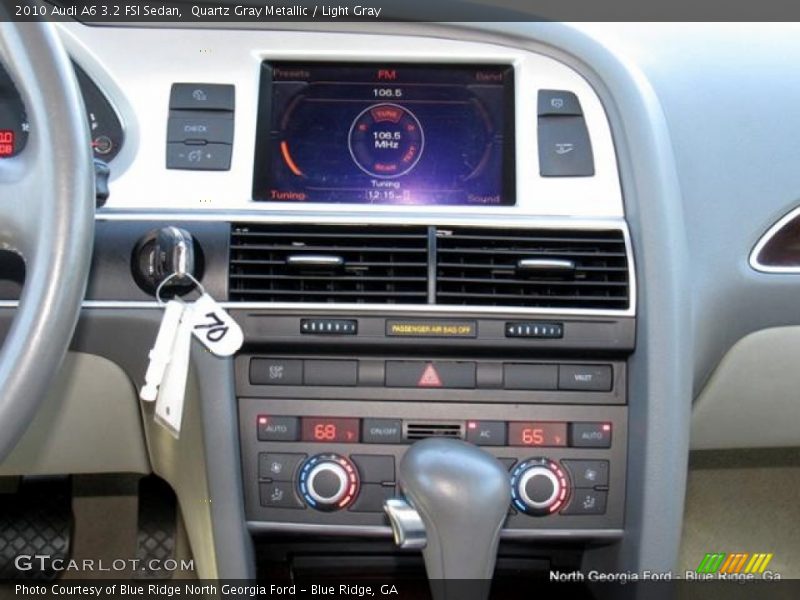Quartz Gray Metallic / Light Gray 2010 Audi A6 3.2 FSI Sedan