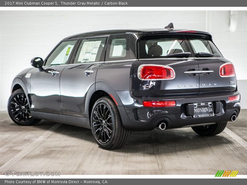 Thunder Gray Metallic / Carbon Black 2017 Mini Clubman Cooper S