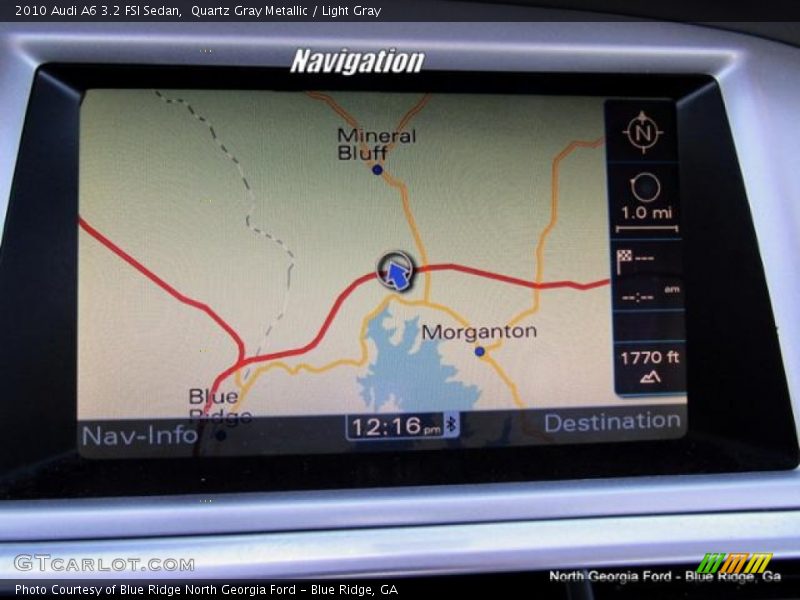 Quartz Gray Metallic / Light Gray 2010 Audi A6 3.2 FSI Sedan