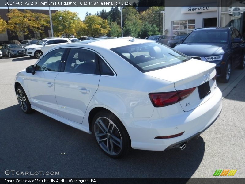 Glacier White Metallic / Black 2017 Audi A3 2.0 Premium Plus quattro
