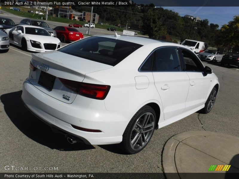Glacier White Metallic / Black 2017 Audi A3 2.0 Premium Plus quattro