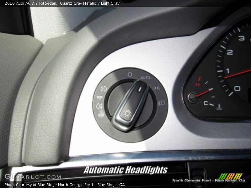 Quartz Gray Metallic / Light Gray 2010 Audi A6 3.2 FSI Sedan