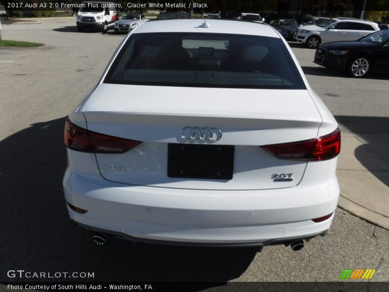 Glacier White Metallic / Black 2017 Audi A3 2.0 Premium Plus quattro