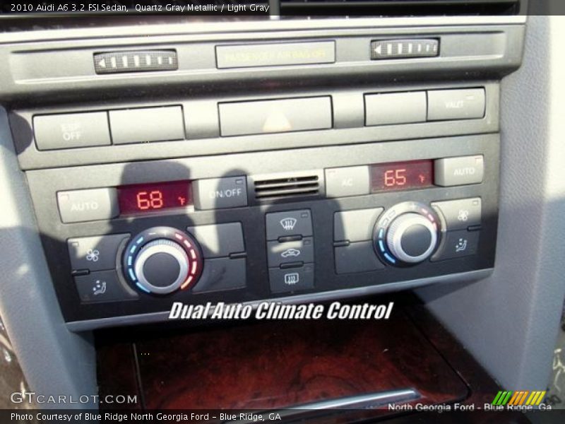 Quartz Gray Metallic / Light Gray 2010 Audi A6 3.2 FSI Sedan