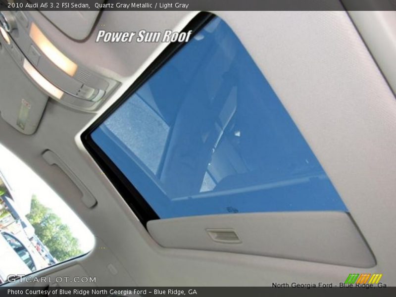 Quartz Gray Metallic / Light Gray 2010 Audi A6 3.2 FSI Sedan