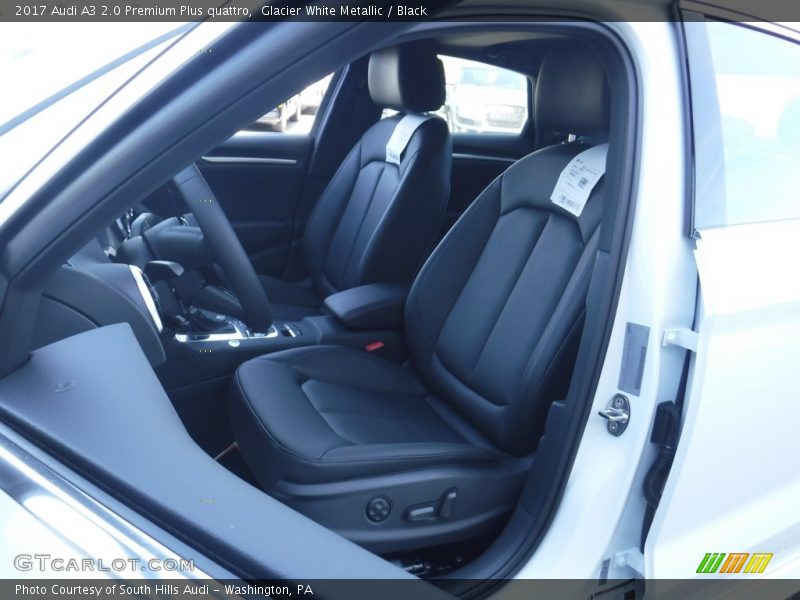 Glacier White Metallic / Black 2017 Audi A3 2.0 Premium Plus quattro