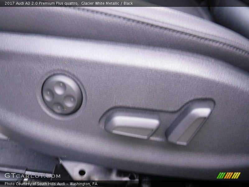 Glacier White Metallic / Black 2017 Audi A3 2.0 Premium Plus quattro