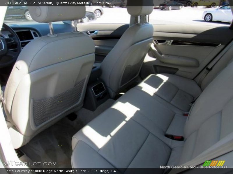 Quartz Gray Metallic / Light Gray 2010 Audi A6 3.2 FSI Sedan