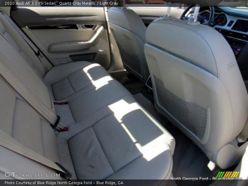 Quartz Gray Metallic / Light Gray 2010 Audi A6 3.2 FSI Sedan