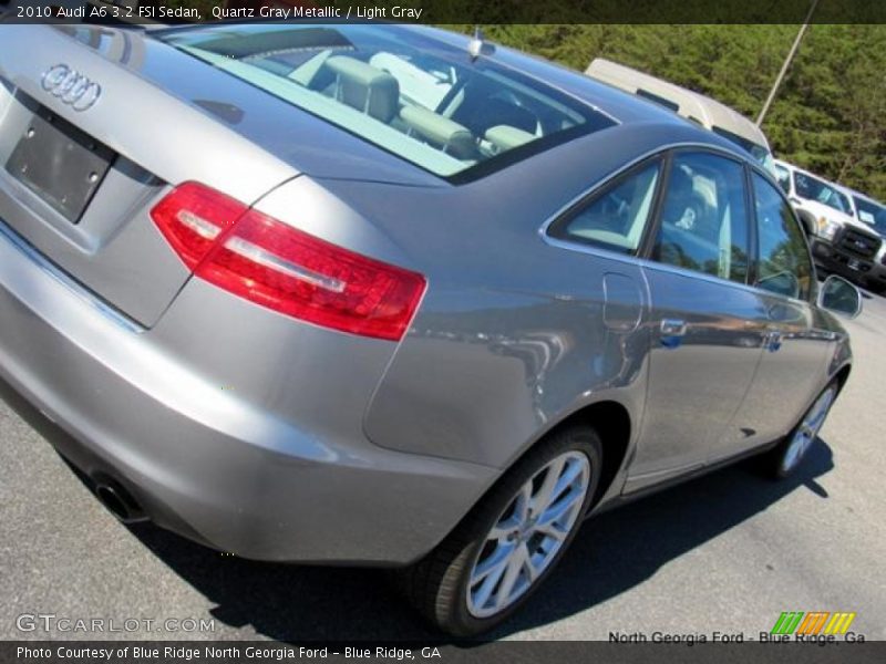 Quartz Gray Metallic / Light Gray 2010 Audi A6 3.2 FSI Sedan
