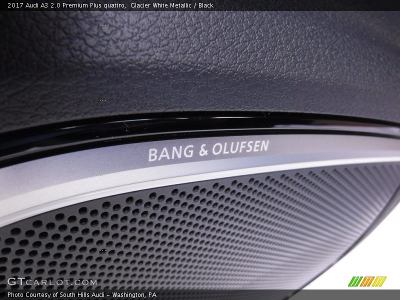 Glacier White Metallic / Black 2017 Audi A3 2.0 Premium Plus quattro