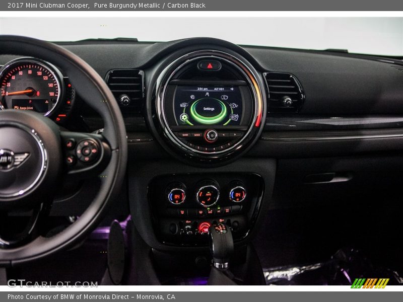 Pure Burgundy Metallic / Carbon Black 2017 Mini Clubman Cooper