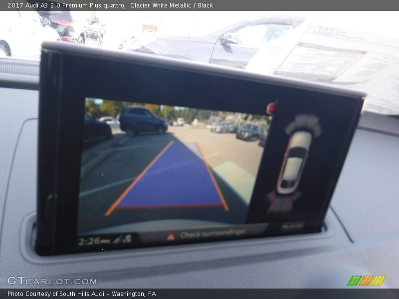 Glacier White Metallic / Black 2017 Audi A3 2.0 Premium Plus quattro