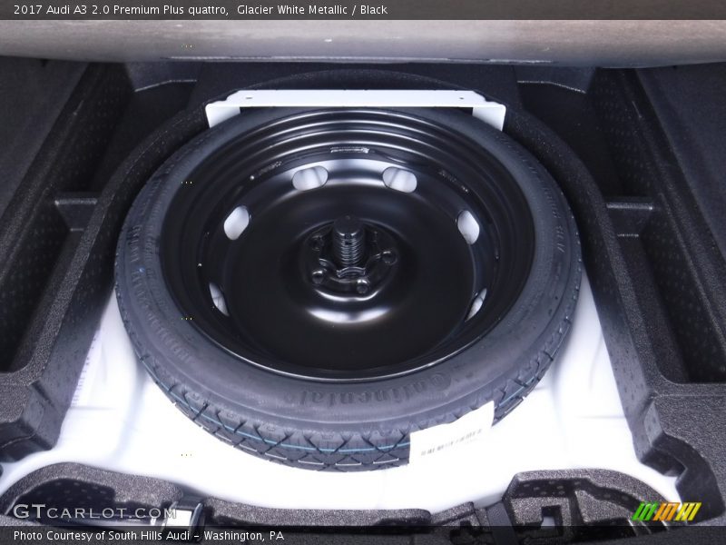 Glacier White Metallic / Black 2017 Audi A3 2.0 Premium Plus quattro