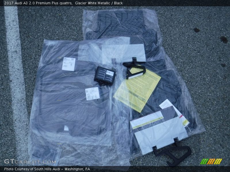 Glacier White Metallic / Black 2017 Audi A3 2.0 Premium Plus quattro