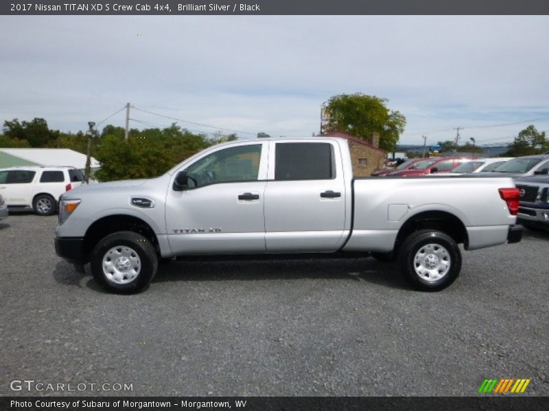 Brilliant Silver / Black 2017 Nissan TITAN XD S Crew Cab 4x4