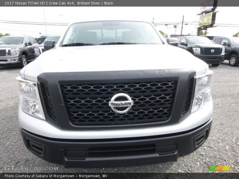 Brilliant Silver / Black 2017 Nissan TITAN XD S Crew Cab 4x4
