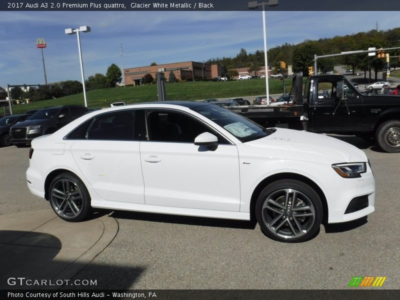 Glacier White Metallic / Black 2017 Audi A3 2.0 Premium Plus quattro