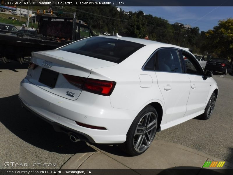 Glacier White Metallic / Black 2017 Audi A3 2.0 Premium Plus quattro
