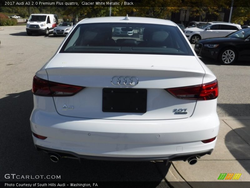 Glacier White Metallic / Black 2017 Audi A3 2.0 Premium Plus quattro