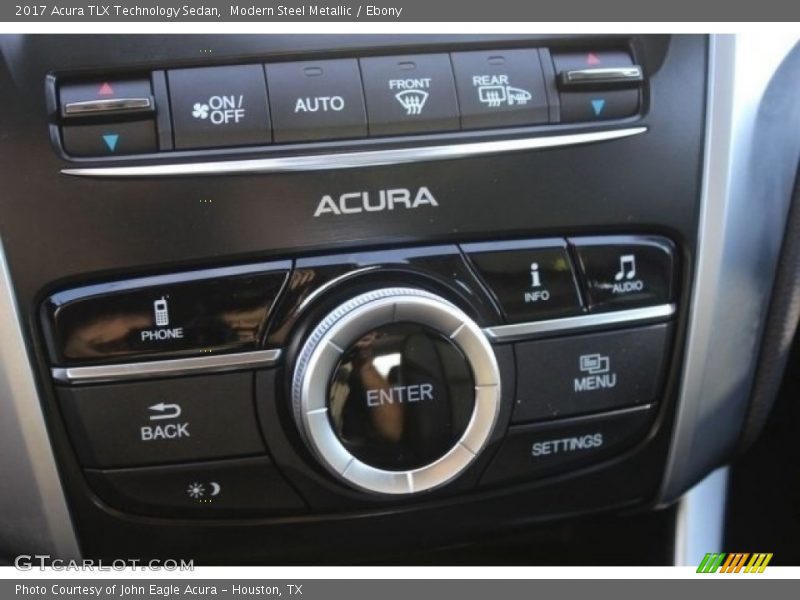Modern Steel Metallic / Ebony 2017 Acura TLX Technology Sedan