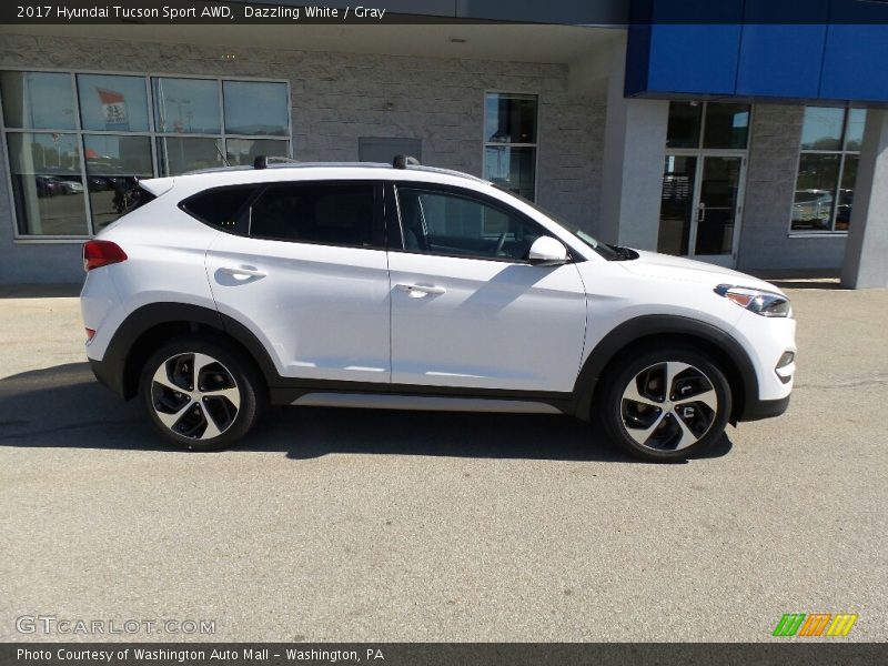 Dazzling White / Gray 2017 Hyundai Tucson Sport AWD