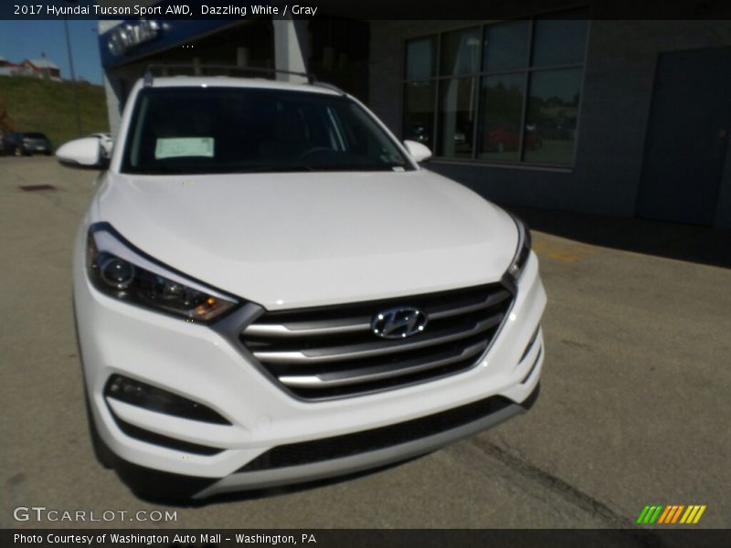 Dazzling White / Gray 2017 Hyundai Tucson Sport AWD