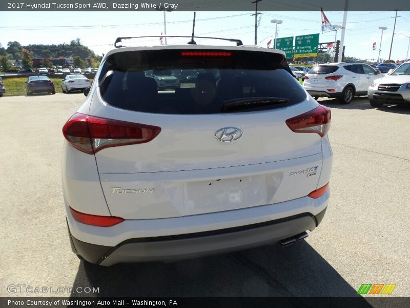 Dazzling White / Gray 2017 Hyundai Tucson Sport AWD