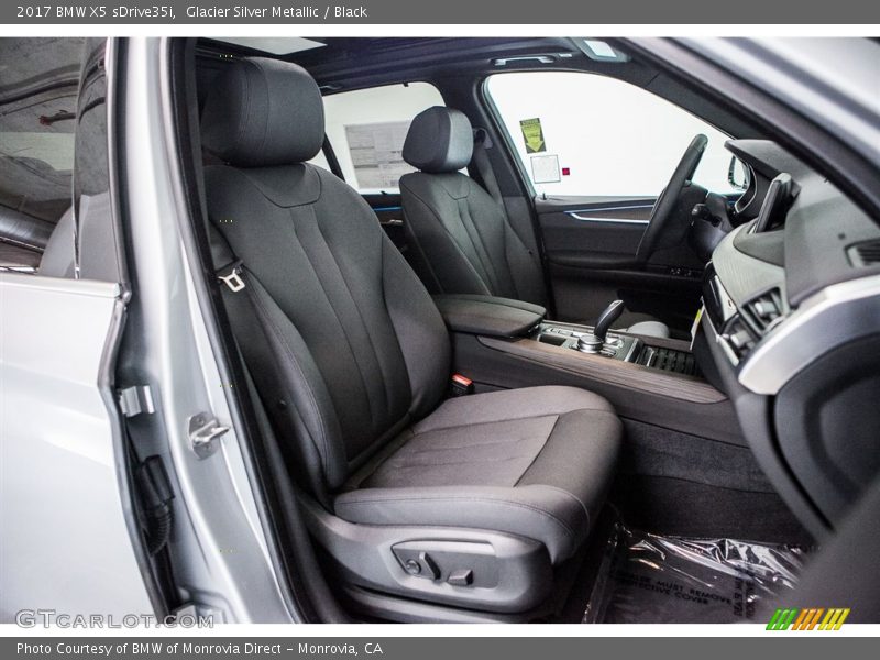 Glacier Silver Metallic / Black 2017 BMW X5 sDrive35i