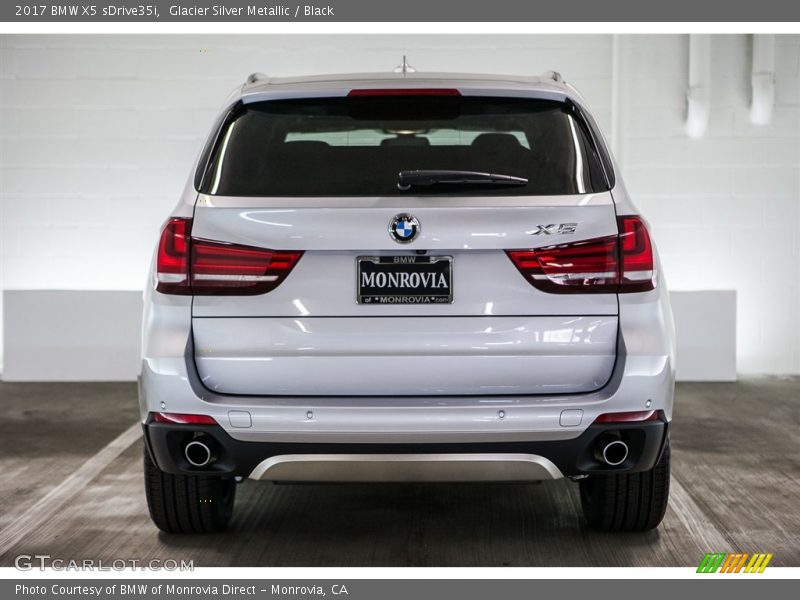 Glacier Silver Metallic / Black 2017 BMW X5 sDrive35i
