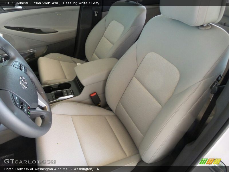 Dazzling White / Gray 2017 Hyundai Tucson Sport AWD