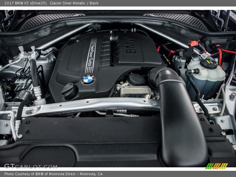 Glacier Silver Metallic / Black 2017 BMW X5 sDrive35i