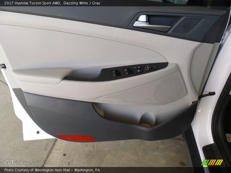 Dazzling White / Gray 2017 Hyundai Tucson Sport AWD