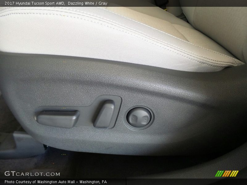 Dazzling White / Gray 2017 Hyundai Tucson Sport AWD
