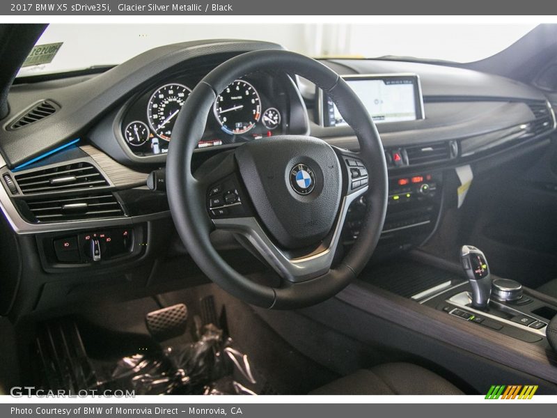 Glacier Silver Metallic / Black 2017 BMW X5 sDrive35i