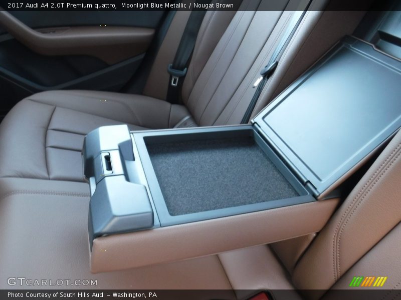 Moonlight Blue Metallic / Nougat Brown 2017 Audi A4 2.0T Premium quattro