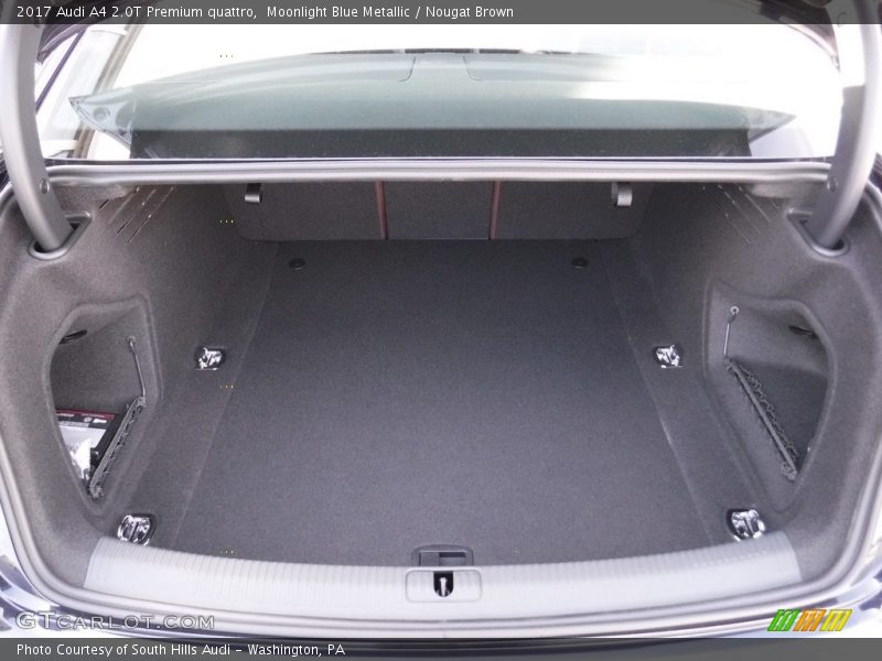 Moonlight Blue Metallic / Nougat Brown 2017 Audi A4 2.0T Premium quattro